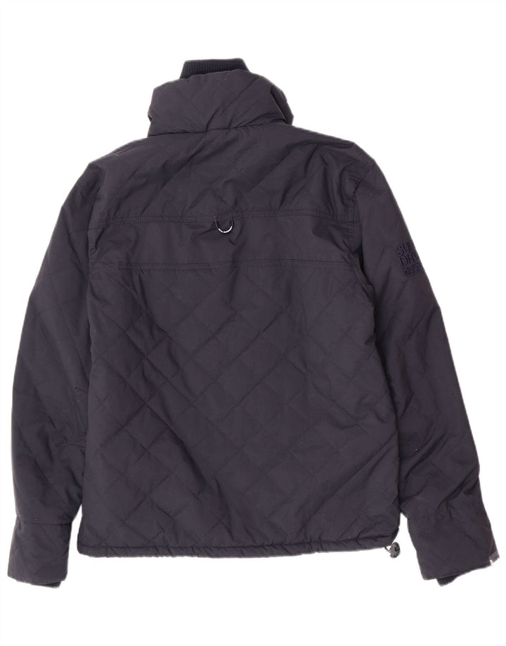 Męska ocieplana kurtka Superdry UK 38, średni granatowy nylon