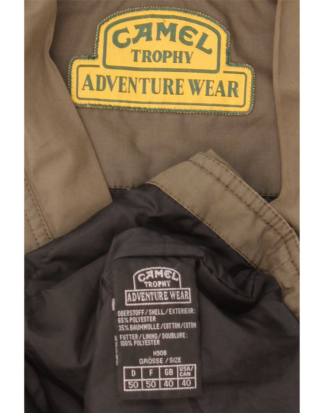 Męska kamizelka użytkowa Camel Active UK 40, duża, khaki, poliester