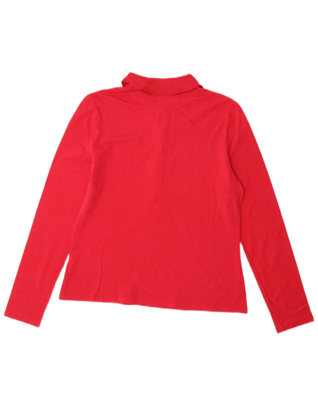 Damska koszulka polo LACOSTE Slim Fit z długim rękawem, rozmiar 44, duża, różowa bawełna