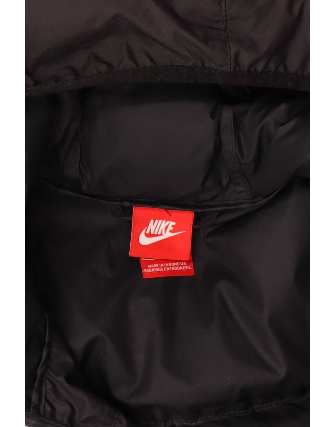 Męska wyściełana kurtka z kapturem i kapturem Nike UK 38, średnia czarna