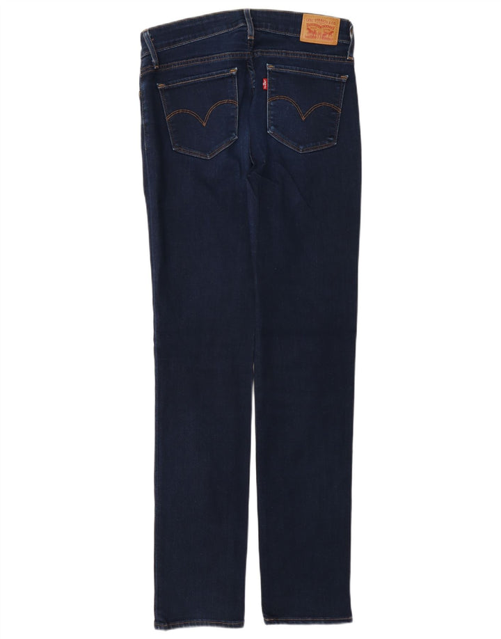 Damskie jeansy Levi's 712 Slim W28 L32 Granatowa bawełna