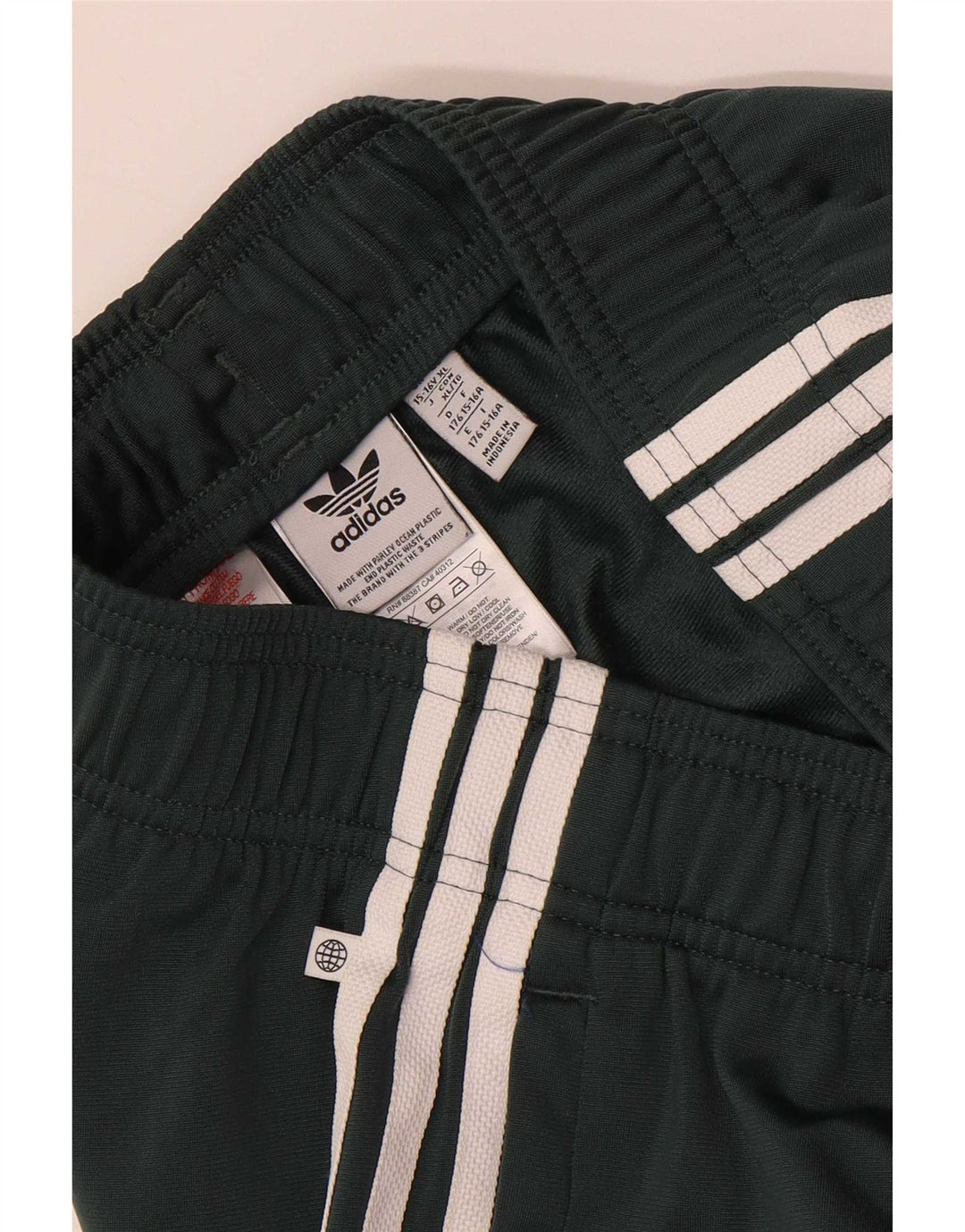 Adidas Chłopięce Spodnie Dresowe Joggery 15-16 Lat Zielony Poliester