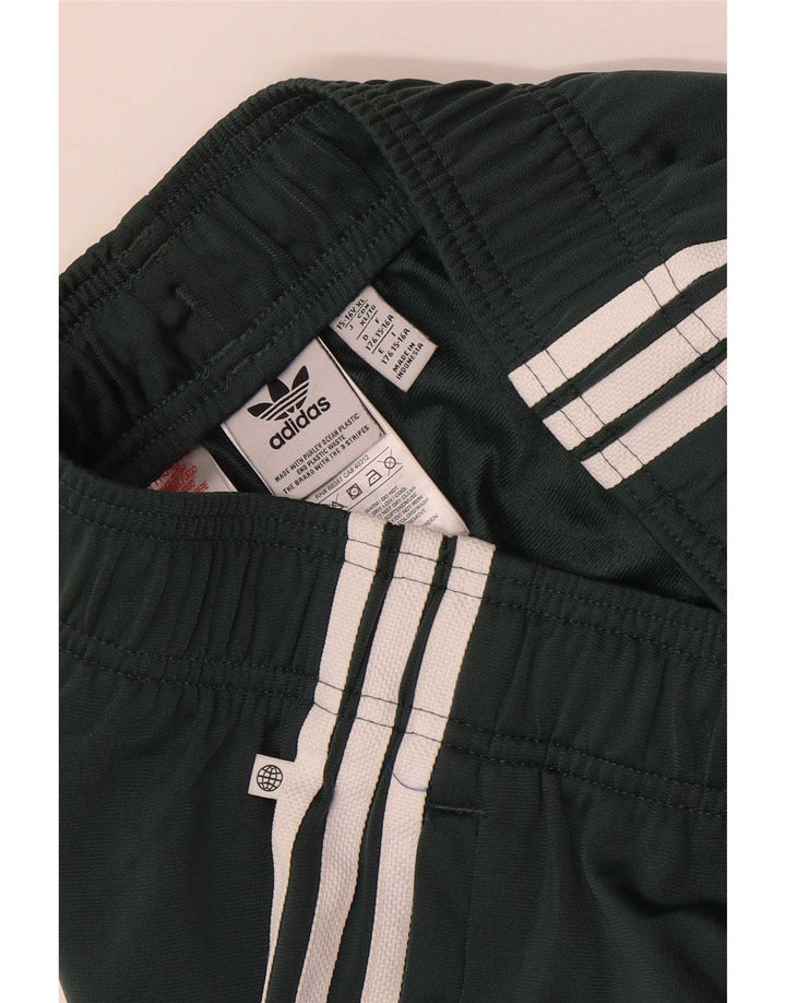 Adidas Chłopięce Spodnie Dresowe Joggery 15-16 Lat Zielony Poliester