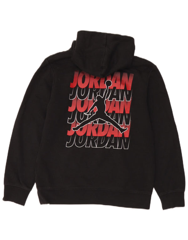 Chłopięcy sweter z kapturem i grafiką Jordan 13-14 lat XL, czarny, bawełniany