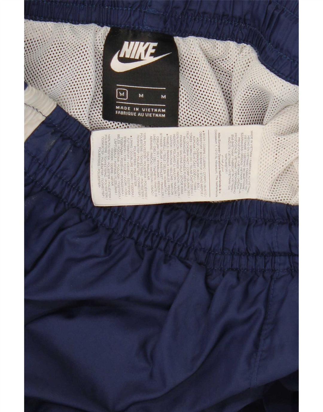 Męskie spodnie dresowe Nike, joggery, średni granat, blok kolorów
