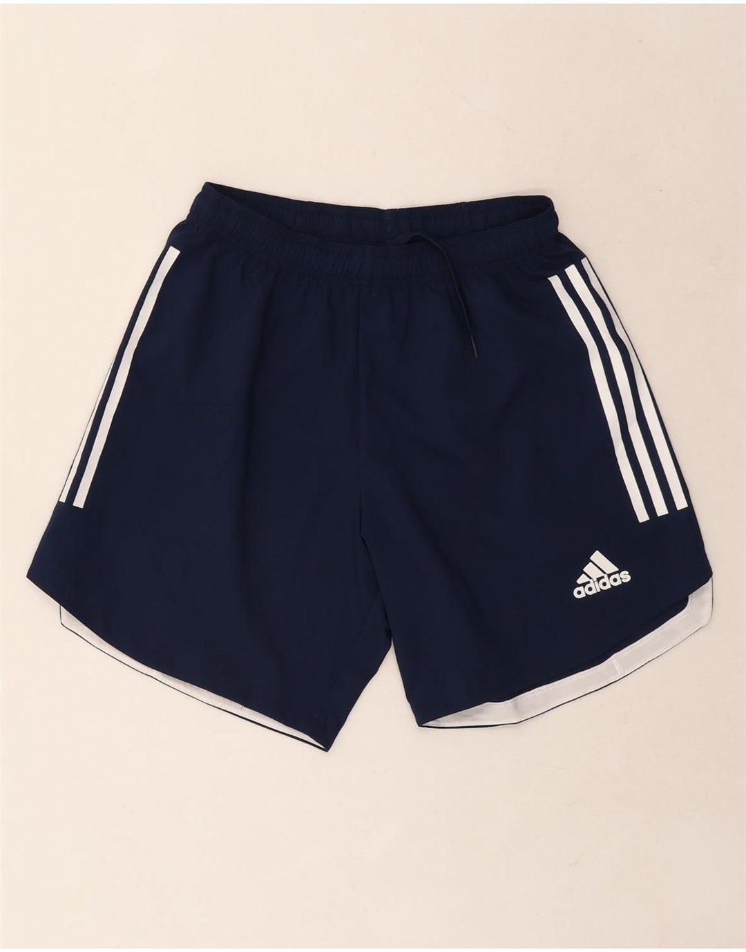 Męskie spodenki sportowe Adidas Aeroready, średni granatowy poliester