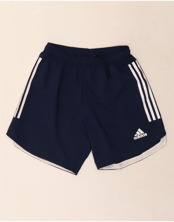 Męskie spodenki sportowe Adidas Aeroready, średni granatowy poliester