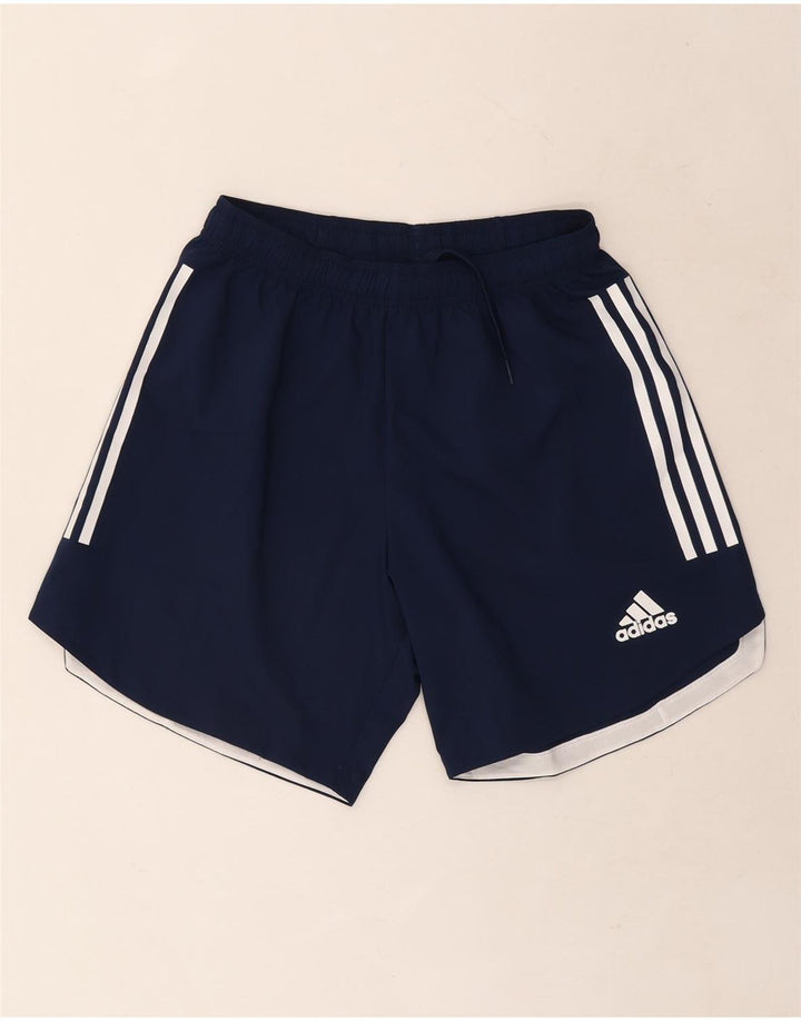 Męskie spodenki sportowe Adidas Aeroready, średni granatowy poliester
