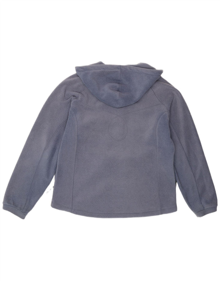 Damska kurtka polarowa z kapturem Helly Hansen UK 18 XL, niebieska, poliestrowa