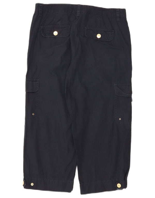 Spodnie damskie Chaps Straight Capri Cargo US 8 Medium W32 L21 Granatowe