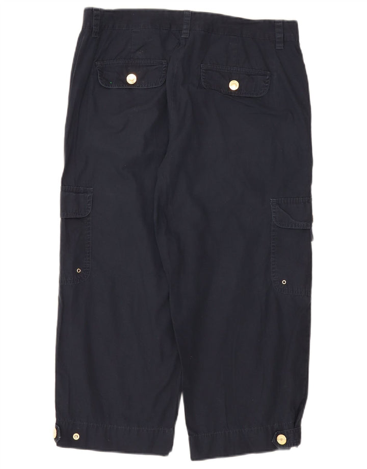 Spodnie damskie Chaps Straight Capri Cargo US 8 Medium W32 L21 Granatowe