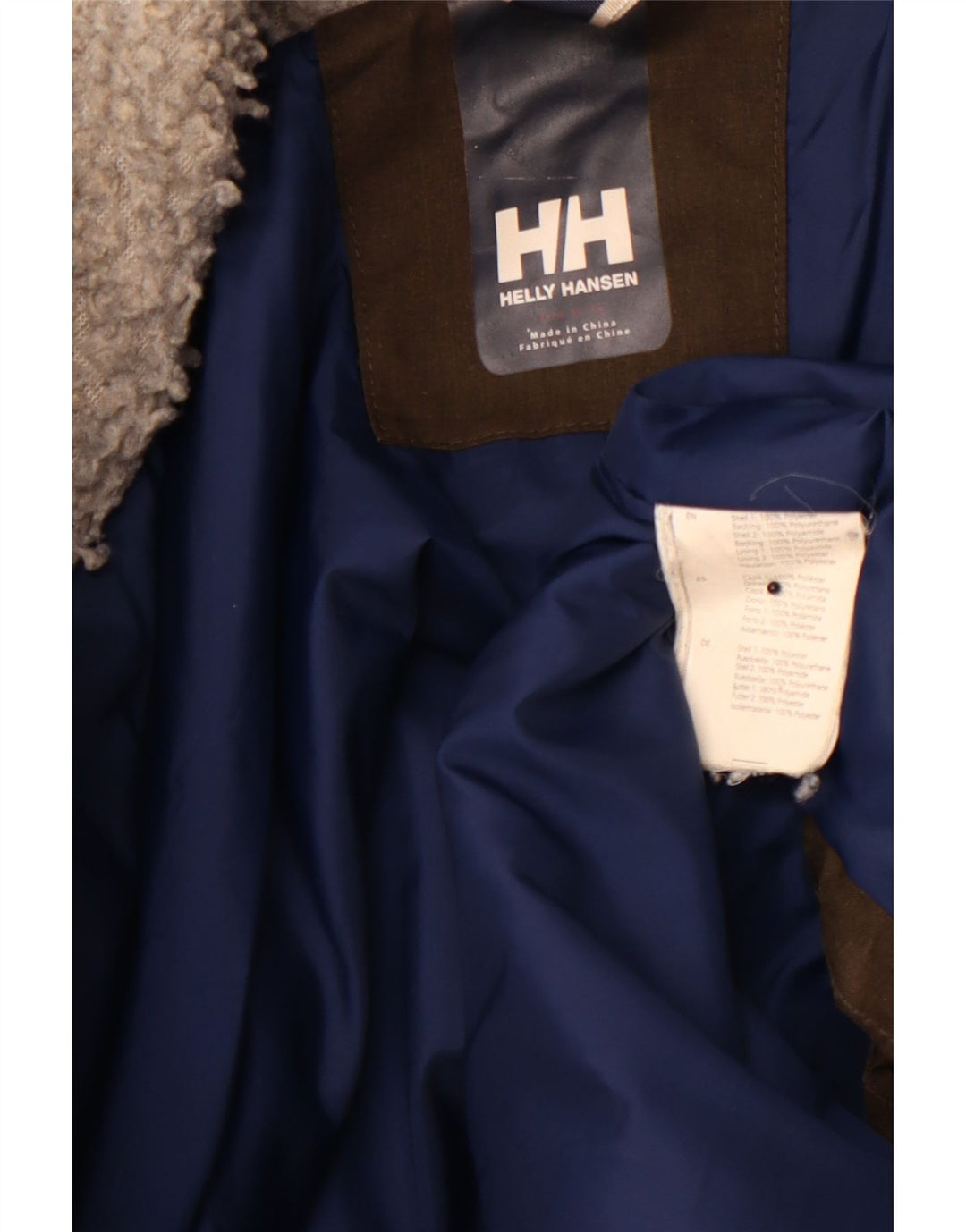 HELLY HANSEN Męska kurtka użytkowa z kapturem UK 42 XL, brązowa, poliester