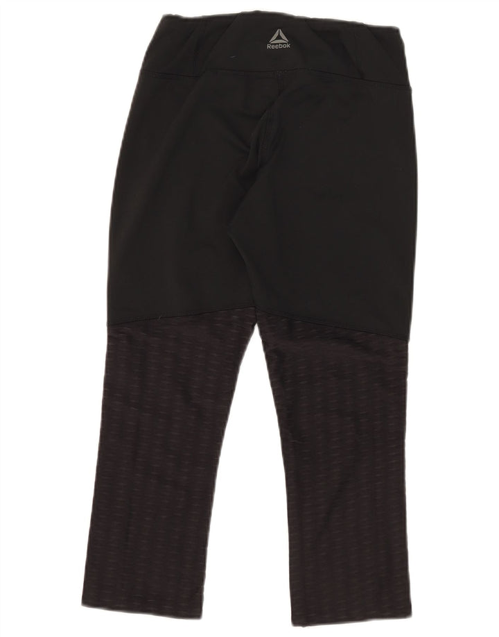 Damskie legginsy Reebok Speedwick Capri UK 8/10 Małe czarne cętki