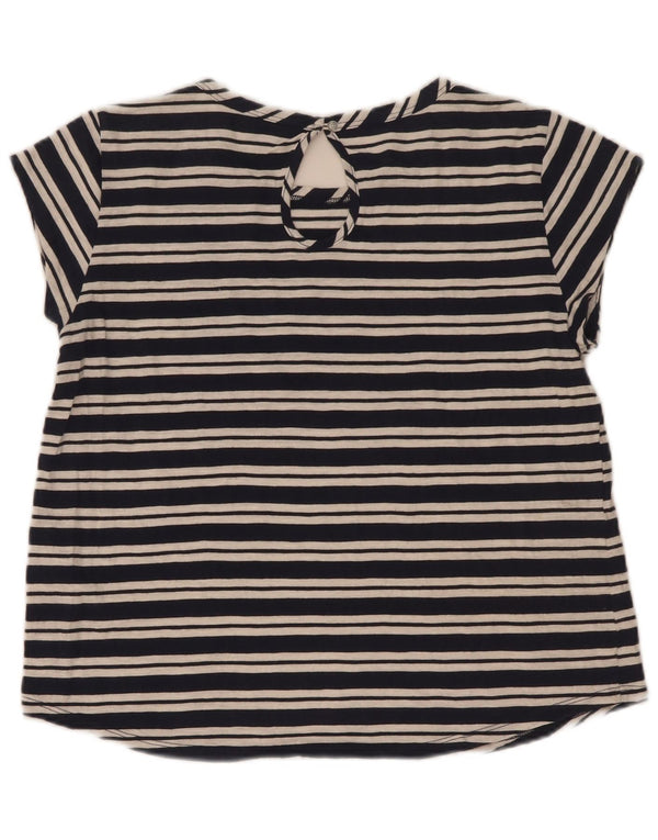 T-shirt damski Nautica Top UK 14 Średni granatowy, bawełniany w paski