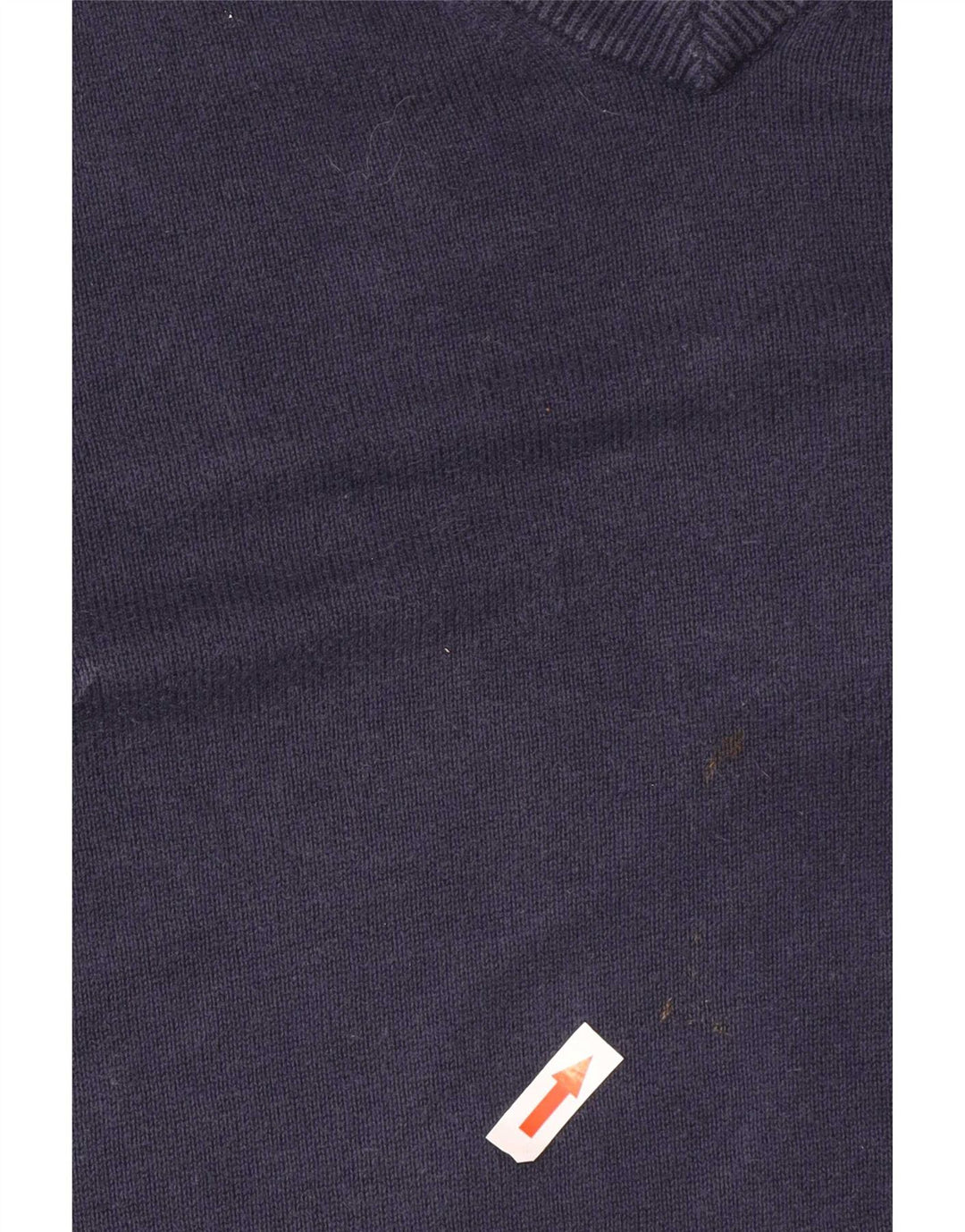 Męski sweter Tommy Hilfiger z dekoltem w kształcie litery V, średni granatowy, bawełniany