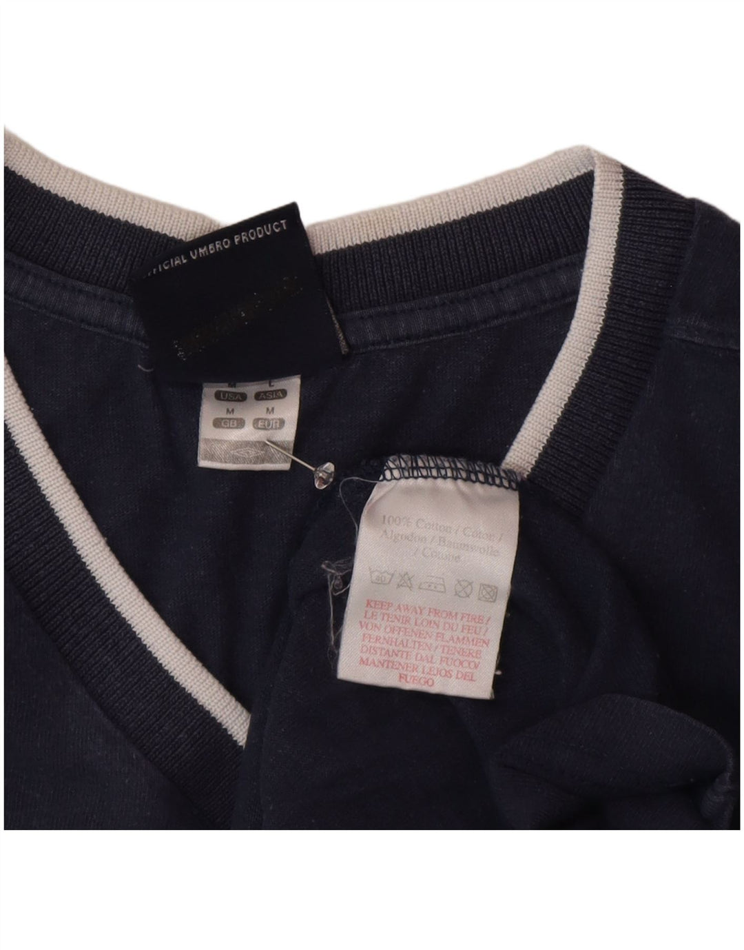 Męska kamizelka Umbro, średnia, granatowa, bawełniana