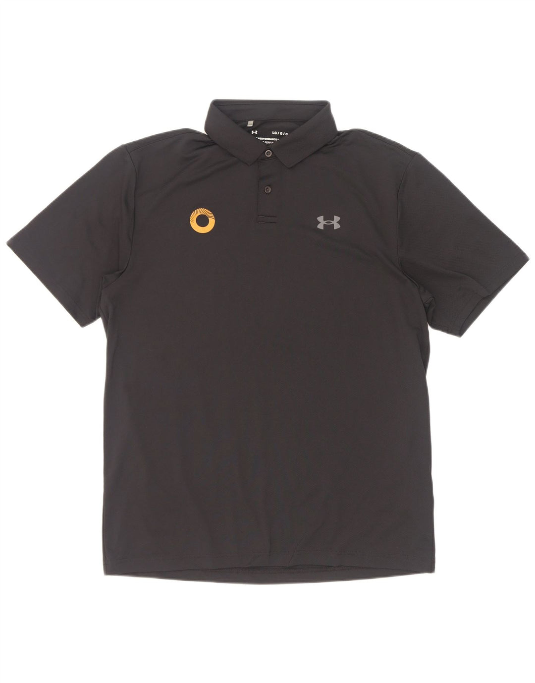 Męska koszulka polo Under Armour, duża, czarna, z poliestru