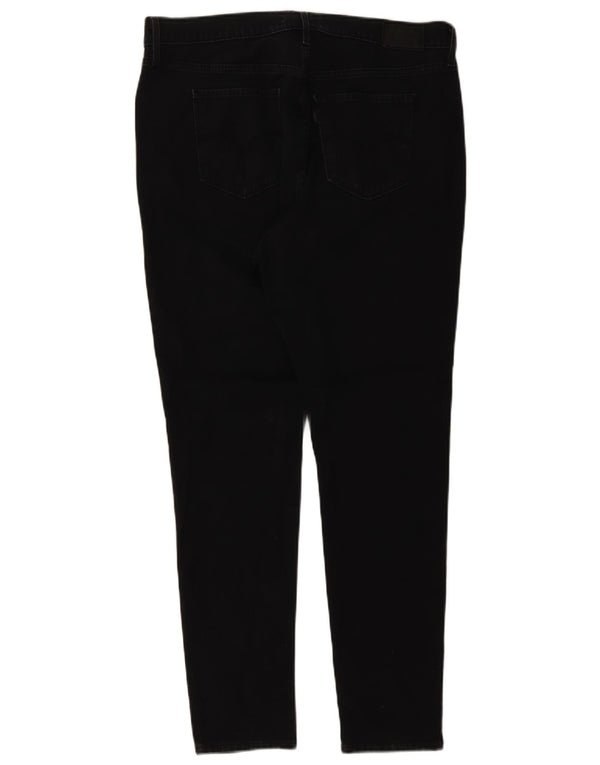 Damskie jeansy Levi's 721 z wysokim stanem US 16 2XL W36 L30 Czarna bawełna