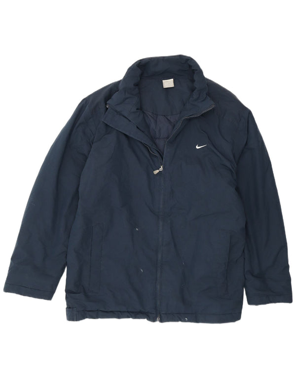 Męska kurtka wiatrówka Nike UK 42/44, duża, granatowa