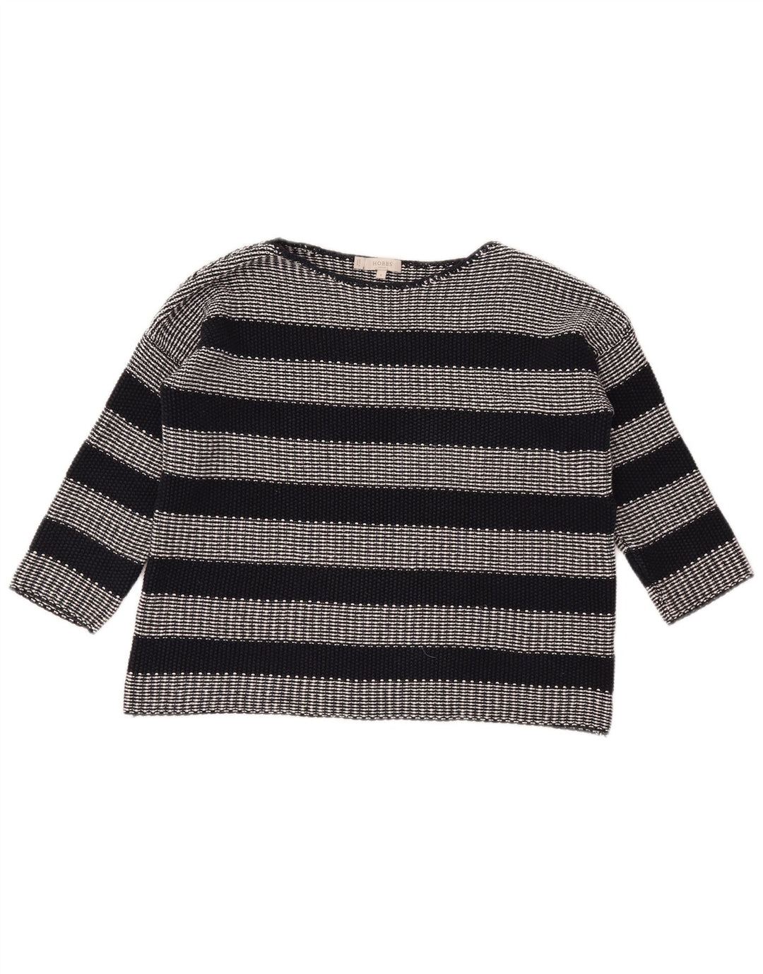 Damski sweter oversize HOBBS z dekoltem w łódkę, UK 10, mały, czarny