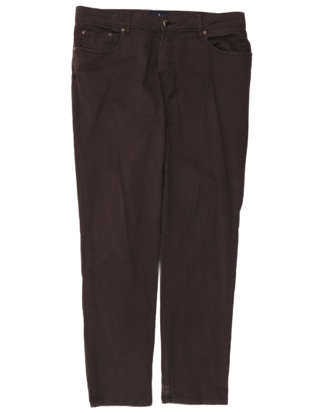 Męskie spodnie typu slim casual Hackett W36 L31 Brązowa bawełna