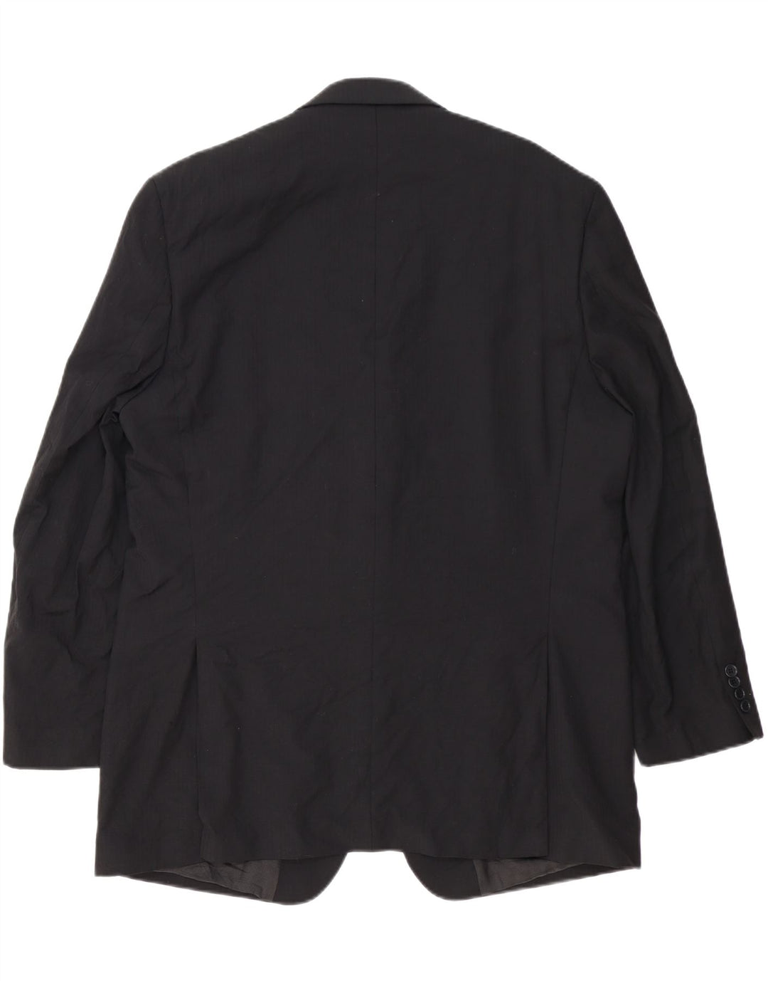 Męska marynarka Michael Kors z długim rękawem, zapinana na 2 guziki, UK 46 3XL, czarna wełna