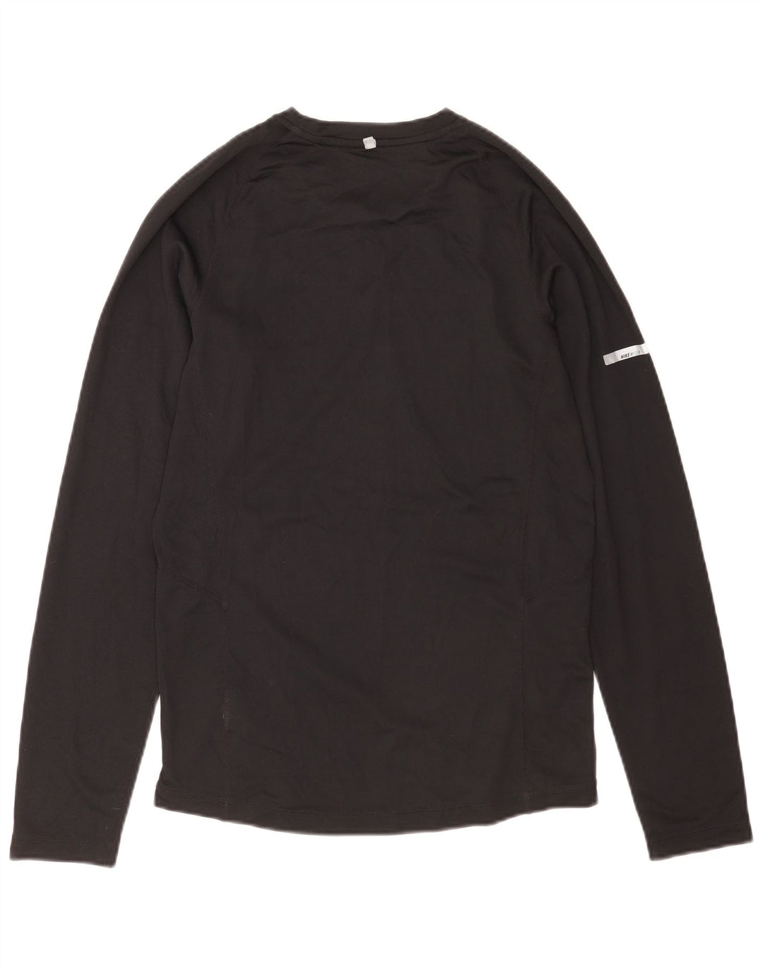 Męska koszulka Nike Dri Fit z długim rękawem, mały, czarny poliester
