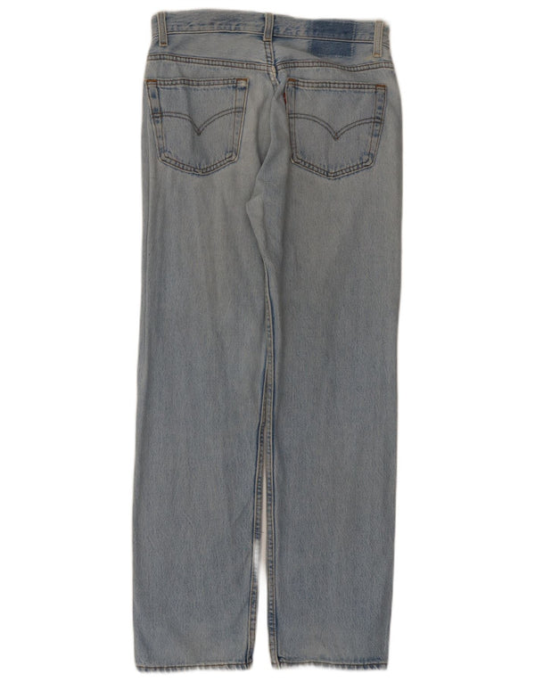 Męskie jeansy Levi's 501 Straight W31 L30 Niebieskie bawełniane