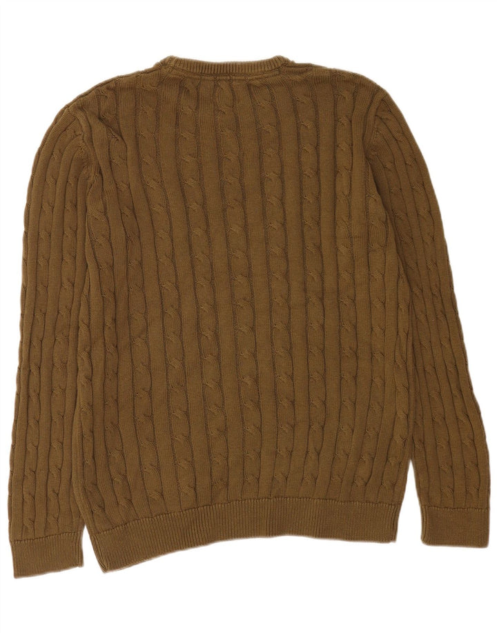 Sweter chłopięcy Lyle & Scott z okrągłym dekoltem, 15-16 lat, khaki