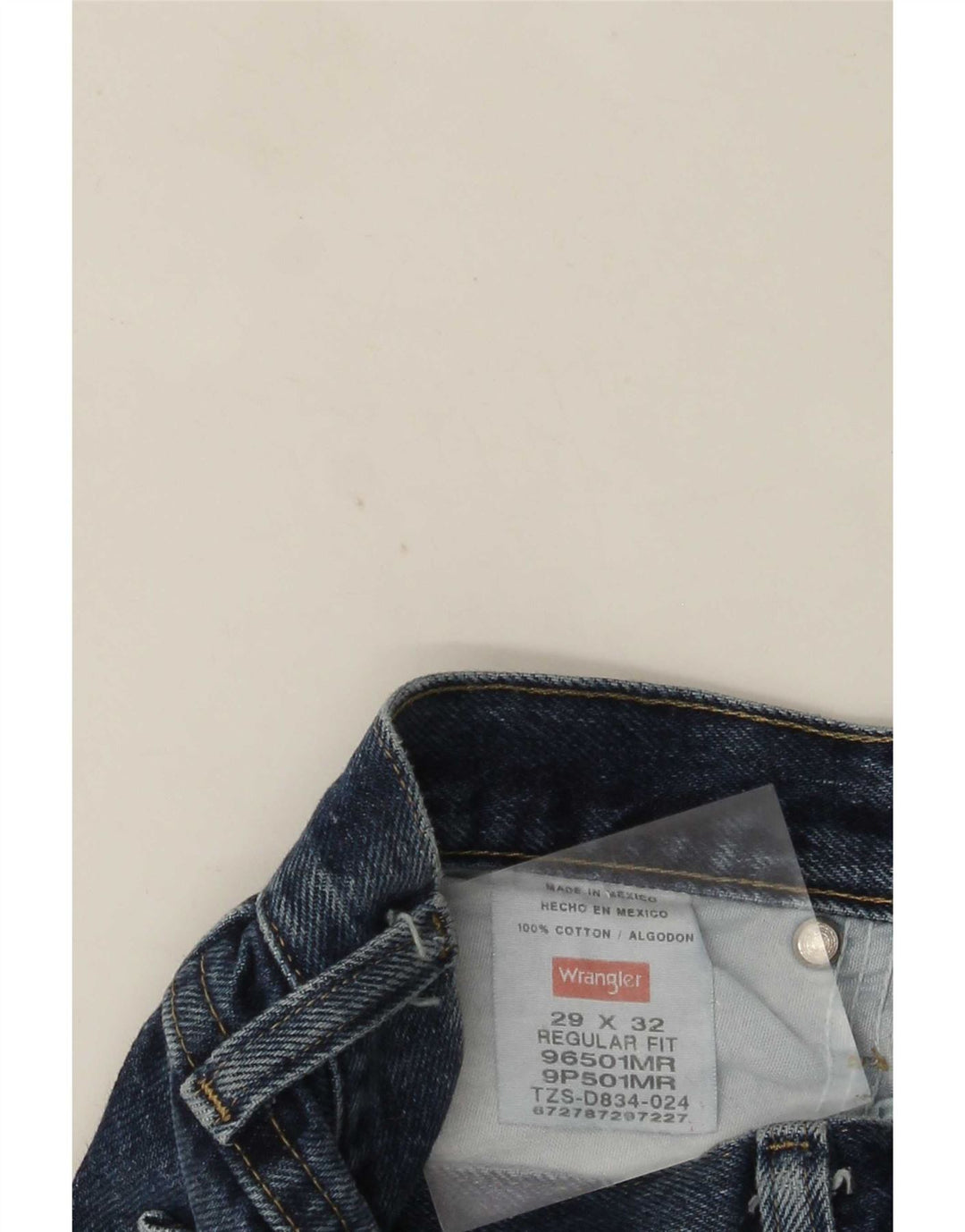 Męskie jeansy Wrangler o prostym kroju W29 L32, niebieskie, bawełniane