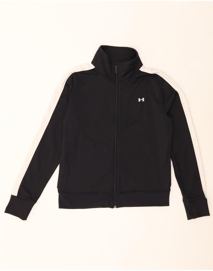Męska kurtka dresowa Under Armour, mała, czarna, z blokami kolorów