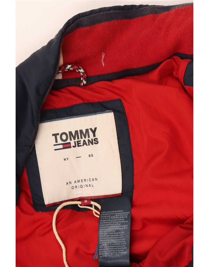 Damska kurtka oversize Tommy Hilfiger UK 10, mała, granatowa