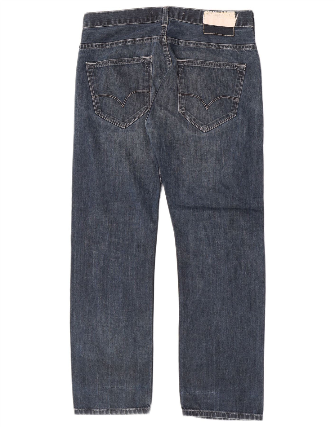 Męskie jeansy Levi's 504 Straight W32 L27 Niebieskie bawełniane