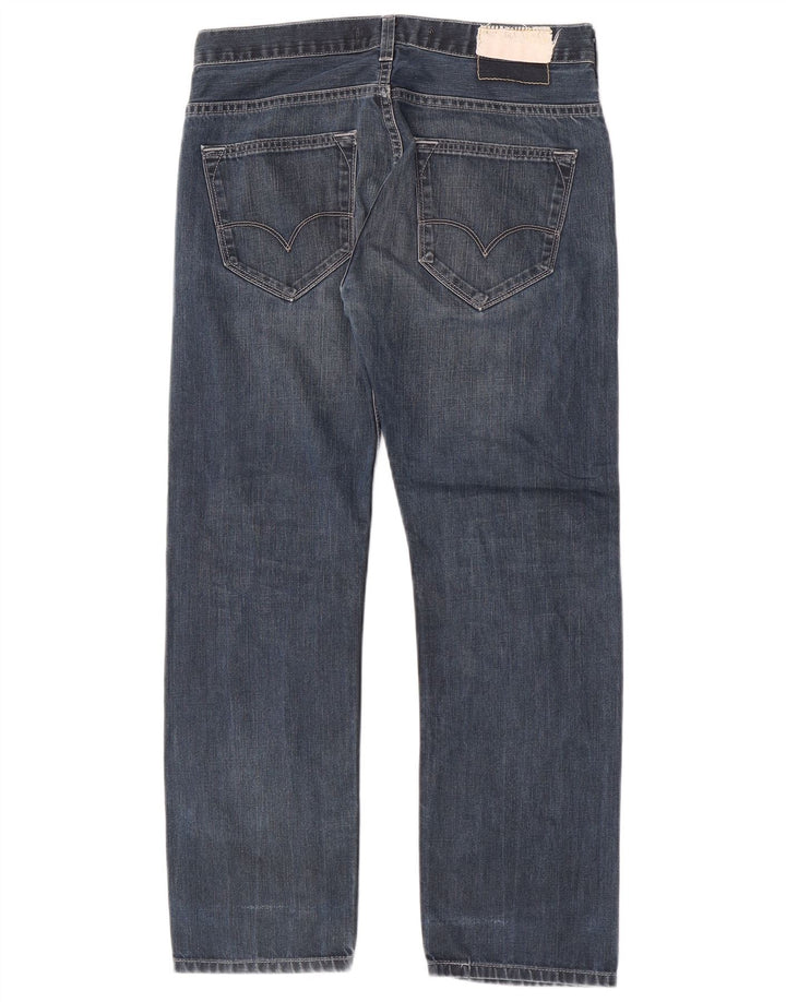 Męskie jeansy Levi's 504 Straight W32 L27 Niebieskie bawełniane