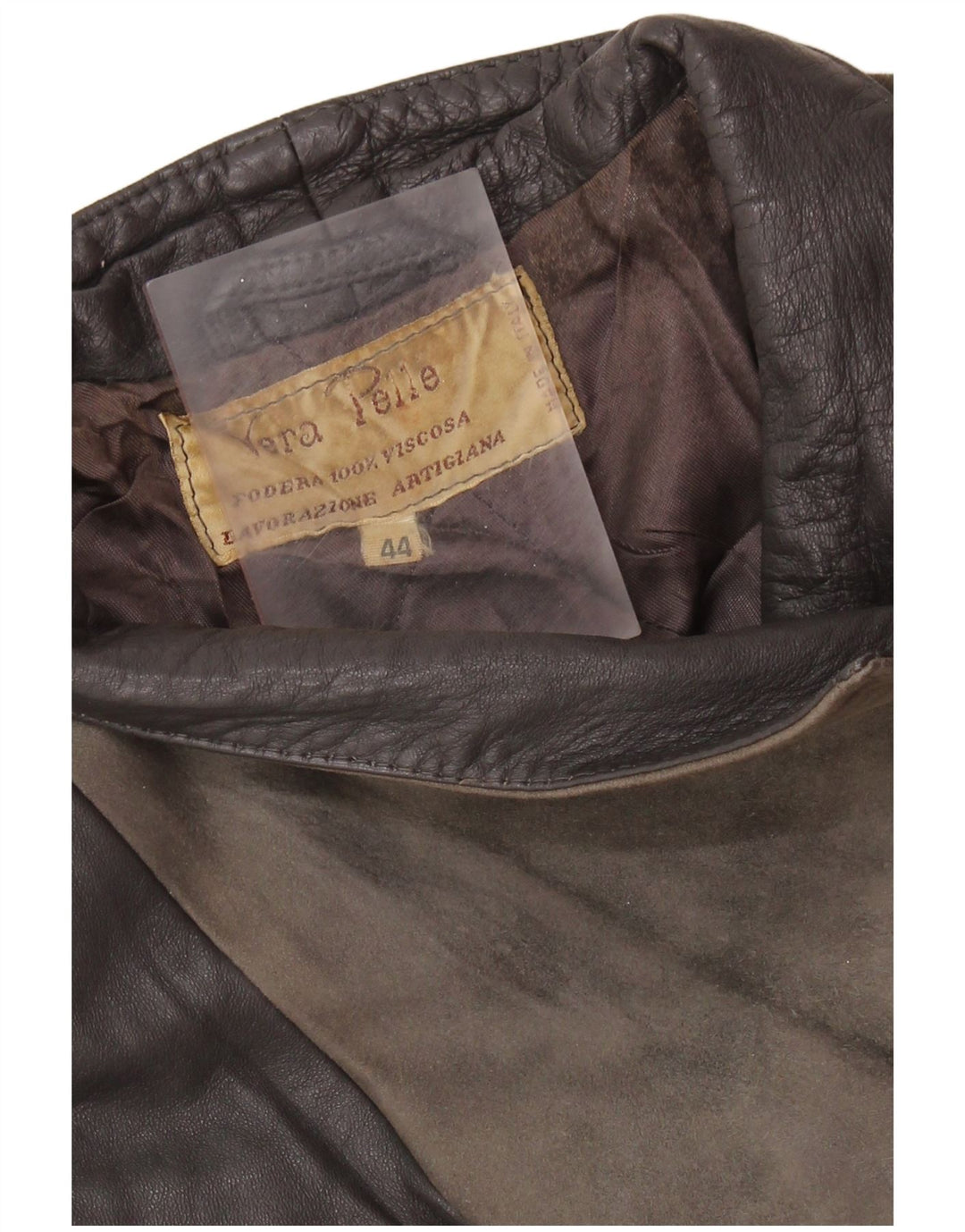 Kurtka damska Lavorazione Artigiana IT 44 Skóra w kolorze średniej szarości