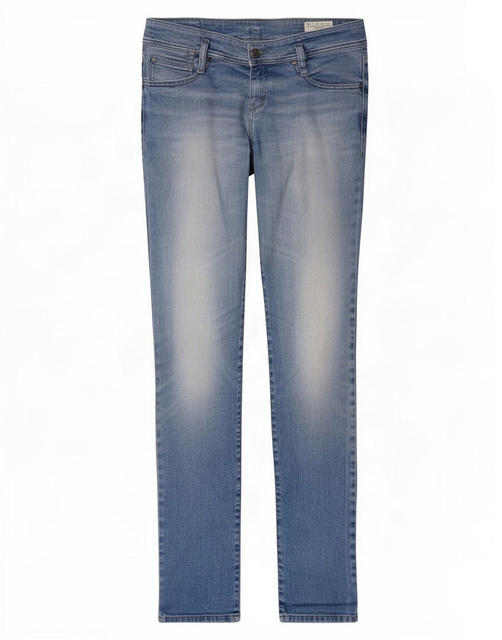 Damskie jeansy Diesel Slim W30 L34 Niebieskie bawełniane