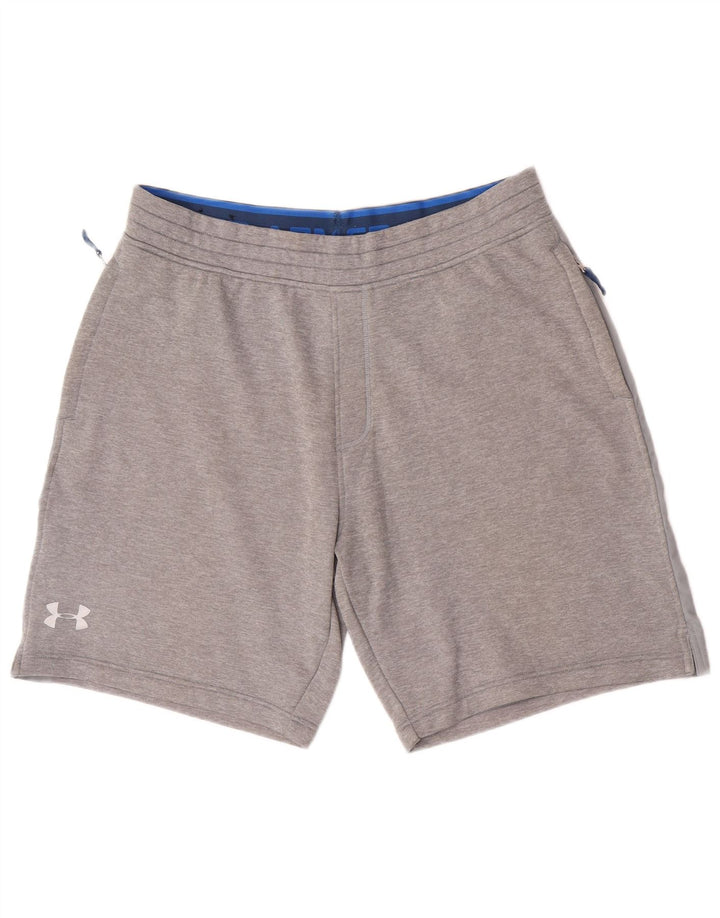 Męskie spodenki sportowe Under Armour o luźnym kroju XL, szary poliester