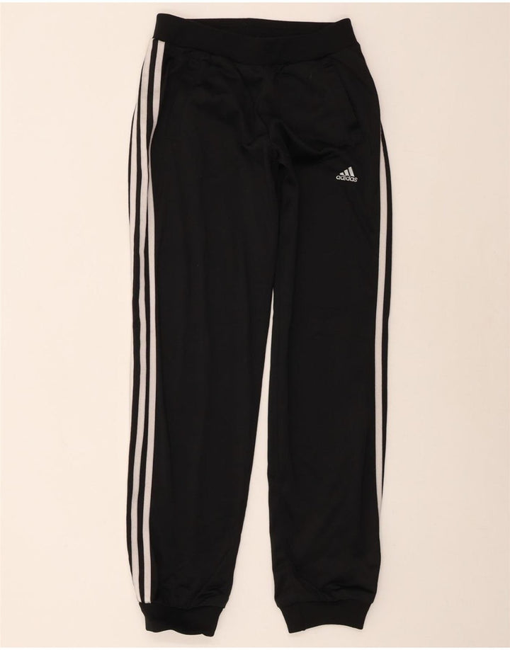 Damskie spodnie dresowe ADIDAS Joggers UK 16, duże, czarne, poliestrowe