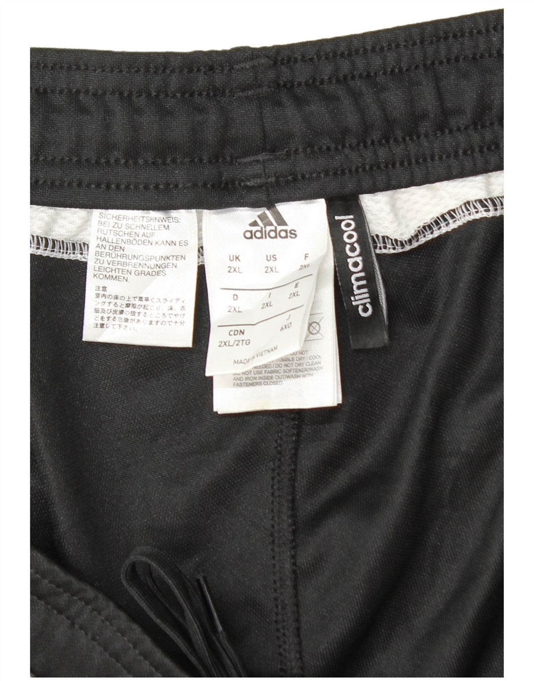 Męskie spodnie dresowe Adidas Climacool 2XL, czarny poliester