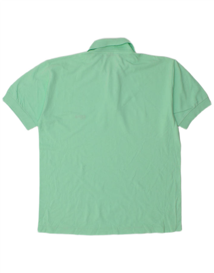 Męska koszulka polo w stylu vintage, średnia zieleń