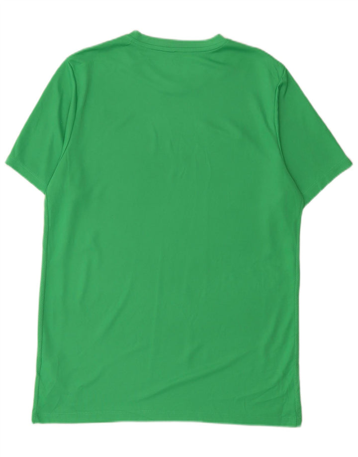 Męski T-shirt Nike Dri Fit, duży, zielony, poliester