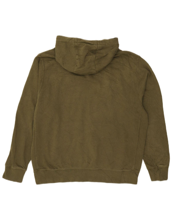Męski sweter z kapturem Nike, duży, bawełniany khaki