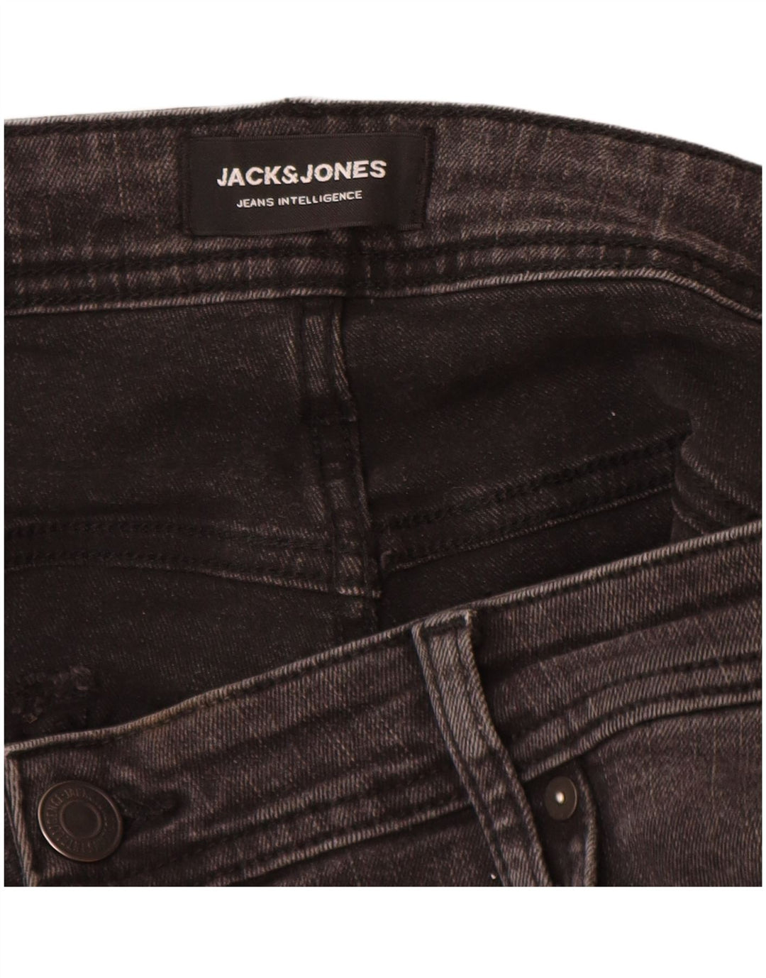 Męskie jeansy typu slim Jack & Jones W38 L32 Szara bawełna