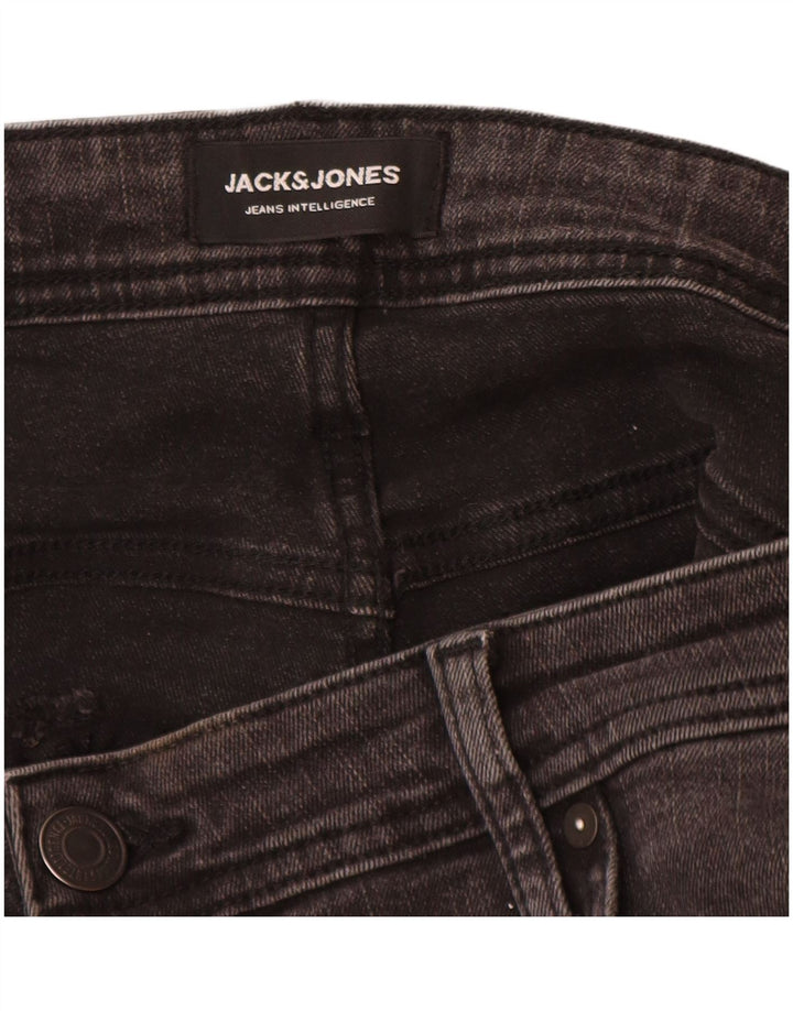 Męskie jeansy typu slim Jack & Jones W38 L32 Szara bawełna