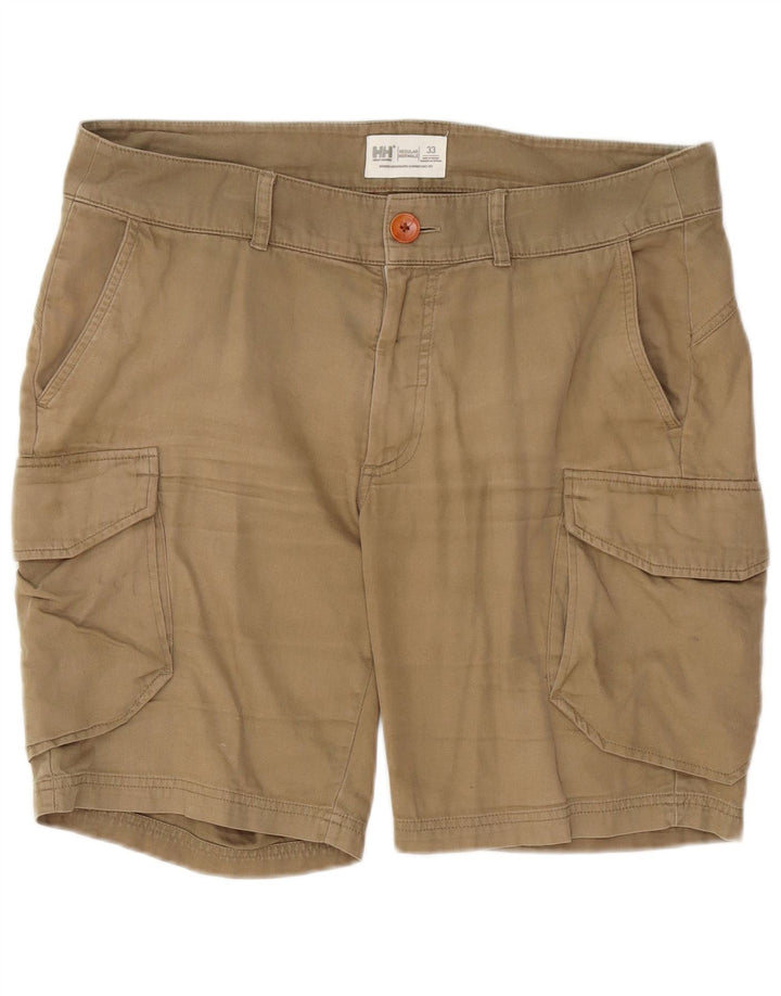 Męskie szorty cargo Helly Hansen W33, średnia bawełna khaki