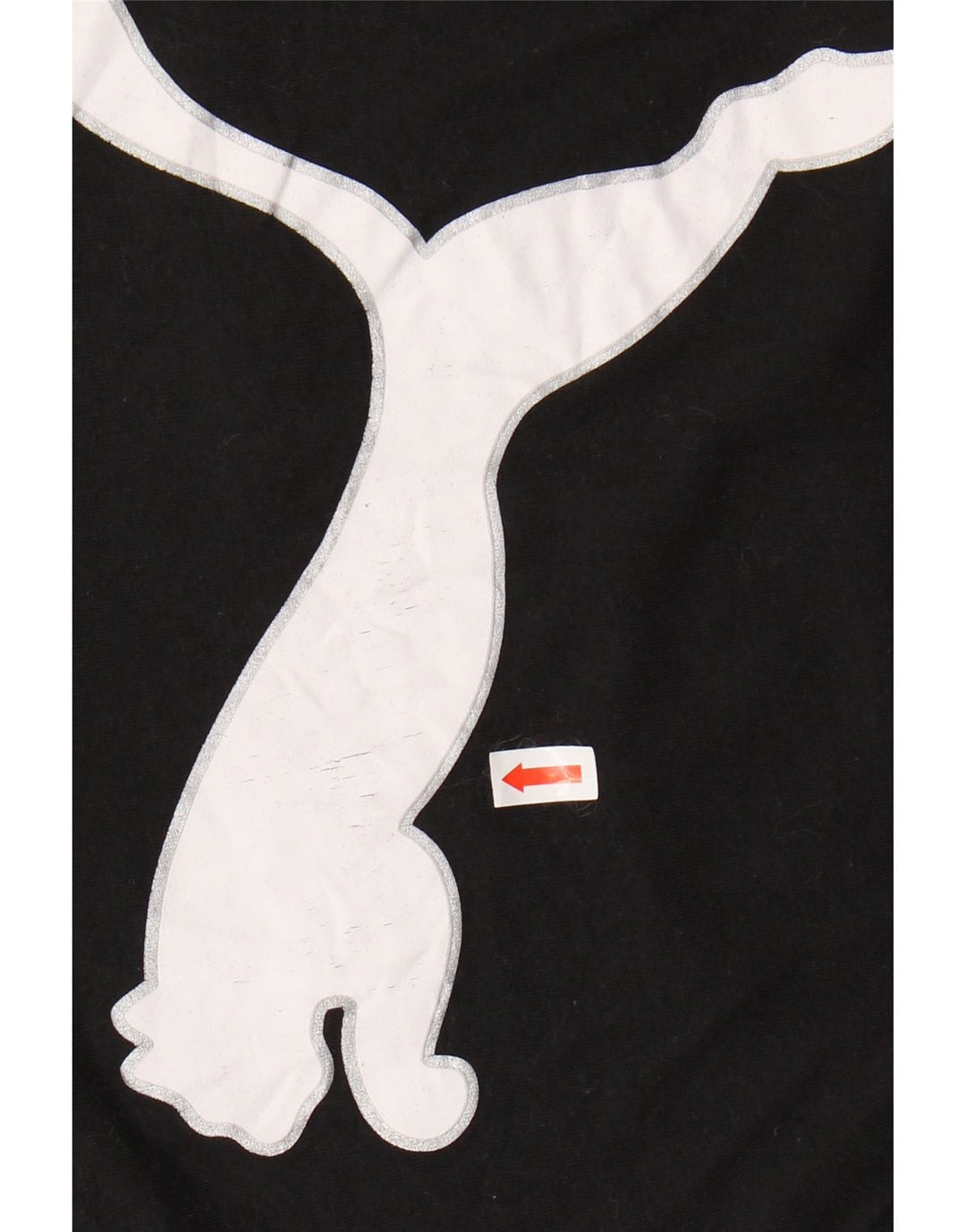 Dziewczęcy T-shirt z grafiką PUMA, 10-11 lat, średnia czarna bawełna