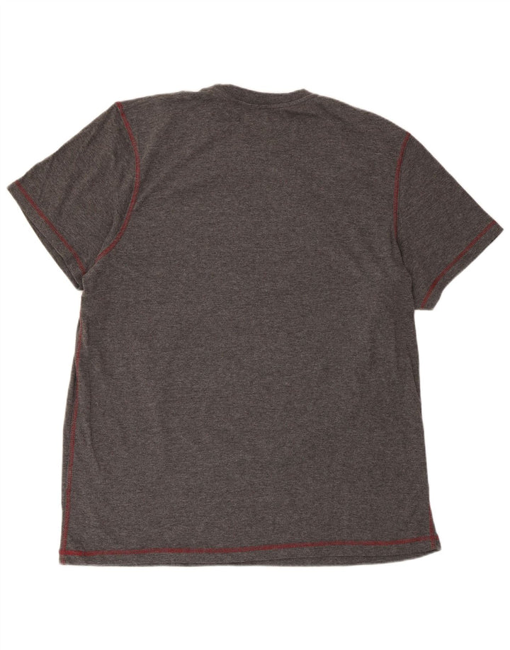 Męski T-shirt z grafiką Wrangler Top XL, szary poliester