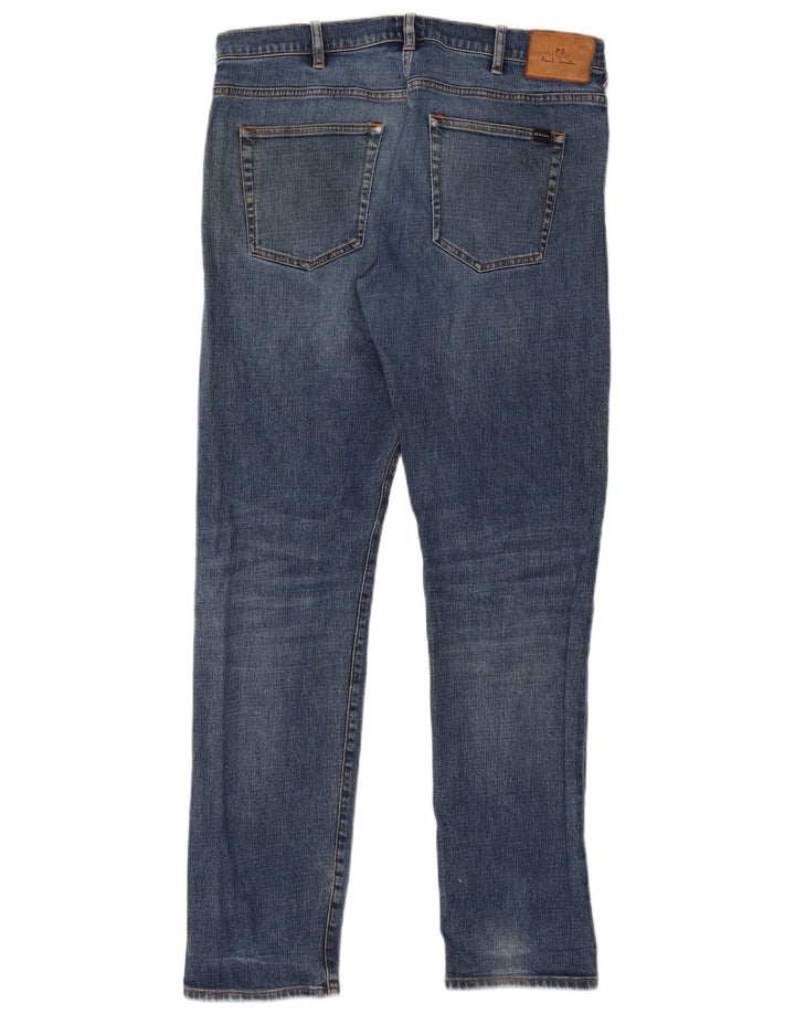 Męskie jeansy slim Paul Smith W33 L31 niebieskie