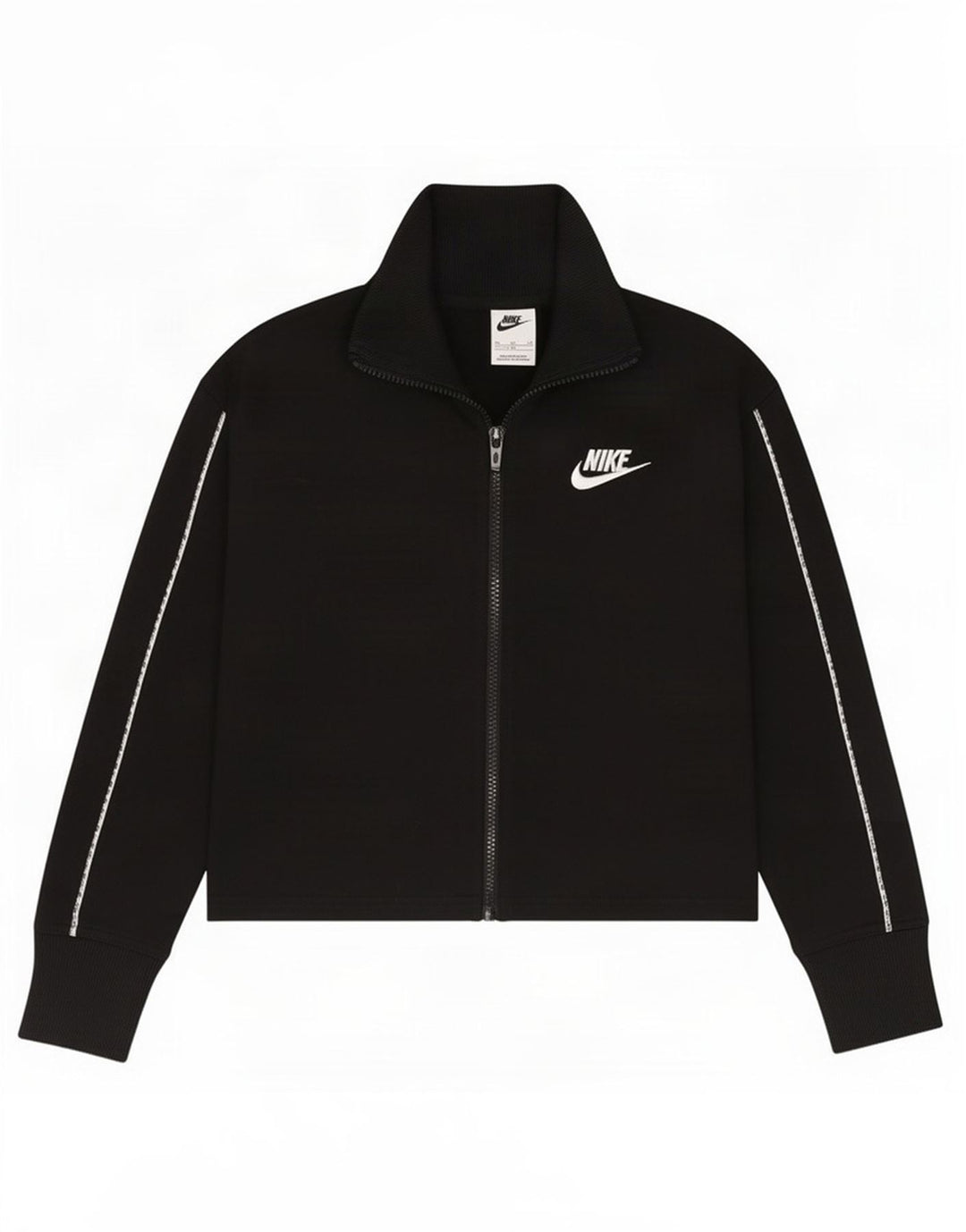 Kurtka dziewczęca Nike Crop Tracksuit Top 13-14 lat XL, czarna, poliestrowa