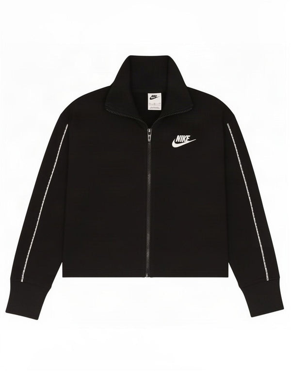 Kurtka dziewczęca Nike Crop Tracksuit Top 13-14 lat XL, czarna, poliestrowa